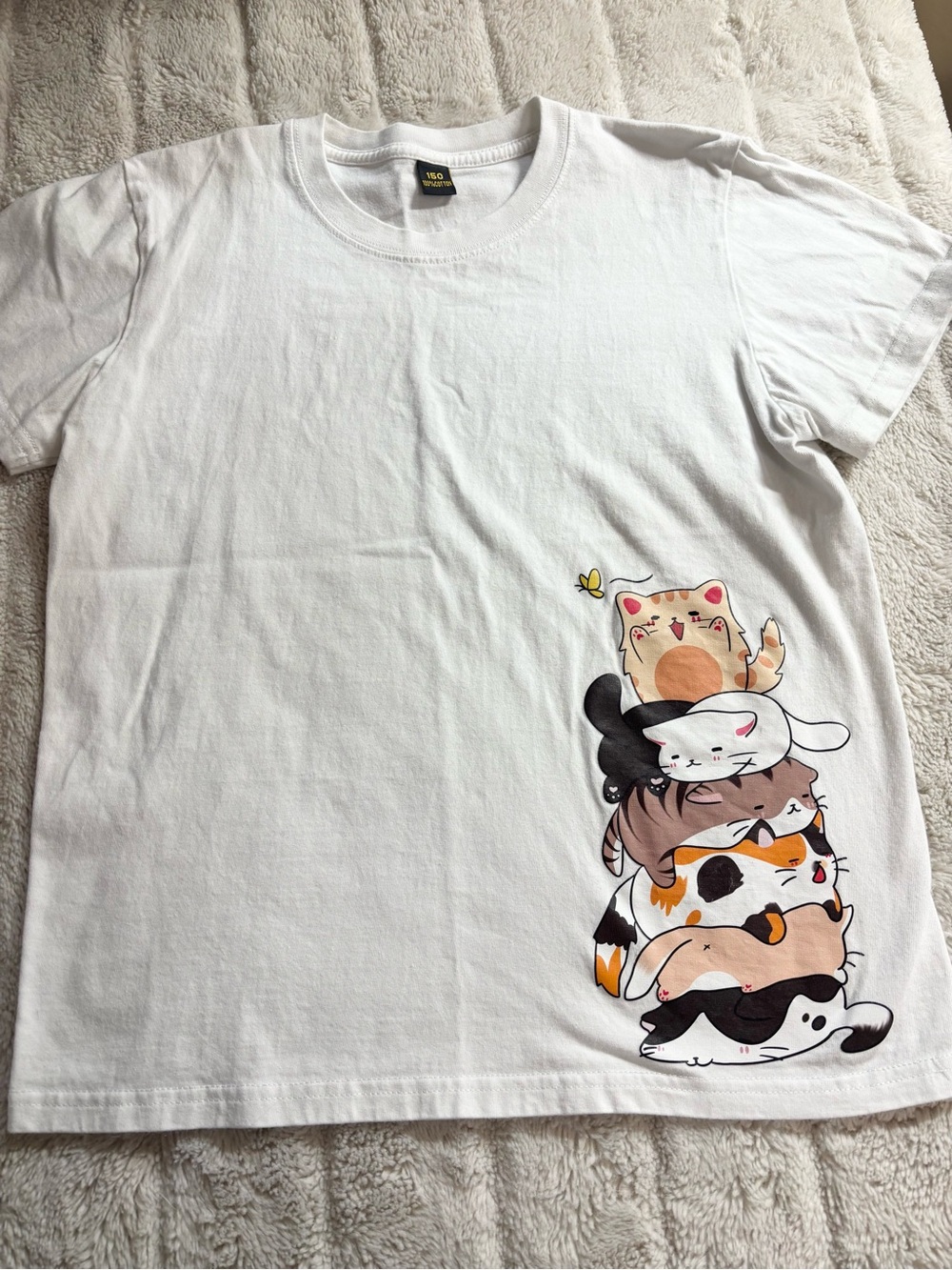 Girls Pile of Cats Shirt